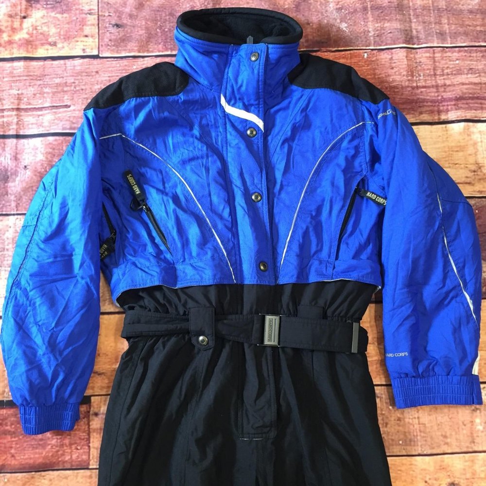 Women's Hard Corps Winter Bibs Blue Size 12